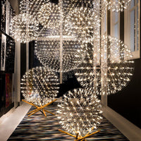 Ivthayra Luxe Postmoderne Gouden Bol Hanglamp