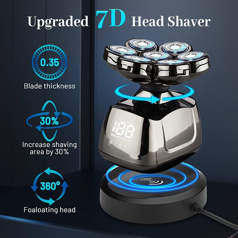 Scheerapparaat hoofd en lichaam - waterdicht & LED