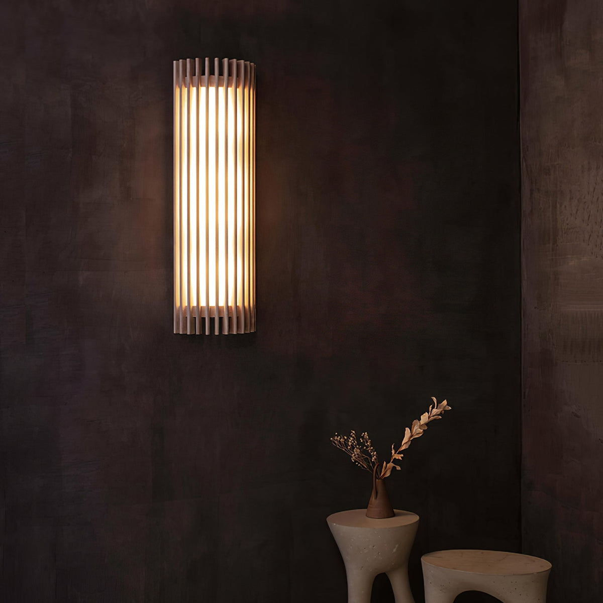 Neyra Walnoten Wandlamp