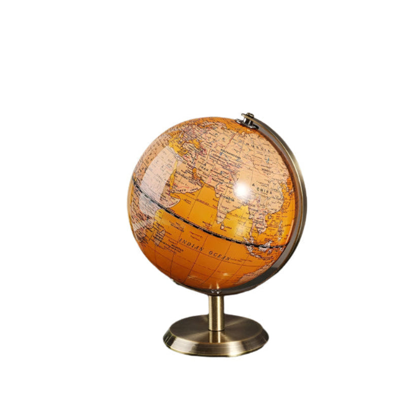 MapMuse – Elegante vintage globe met gedetailleerde kaart en klassiek ...