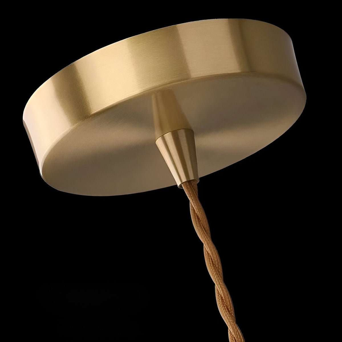 Retro Kleurrijke Natuurlijke Schelp Handgemaakte Messing Hanglamp