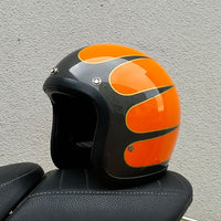 RetroRider | Stijlvolle Lage Profiel Motorhelm met DOT en ECE Goedkeuring