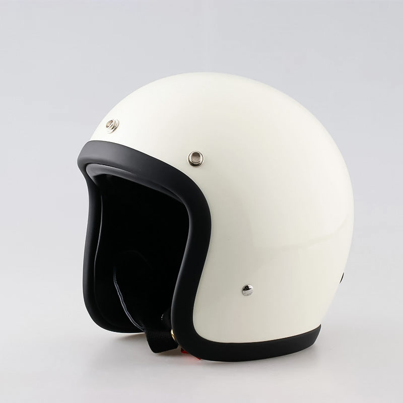 RetroRider | Stijlvolle Lage Profiel Motorhelm met DOT en ECE Goedkeuring