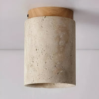 Orin Retro Travertine Flush Mount Plafondlamp