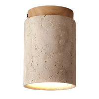Orin Retro Travertine Flush Mount Plafondlamp