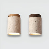 Orin Retro Travertine Flush Mount Plafondlamp