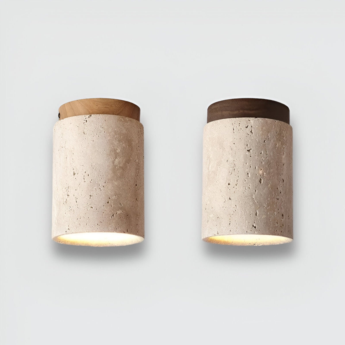 Orin Retro Travertine Flush Mount Plafondlamp
