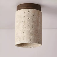 Orin Retro Travertine Flush Mount Plafondlamp
