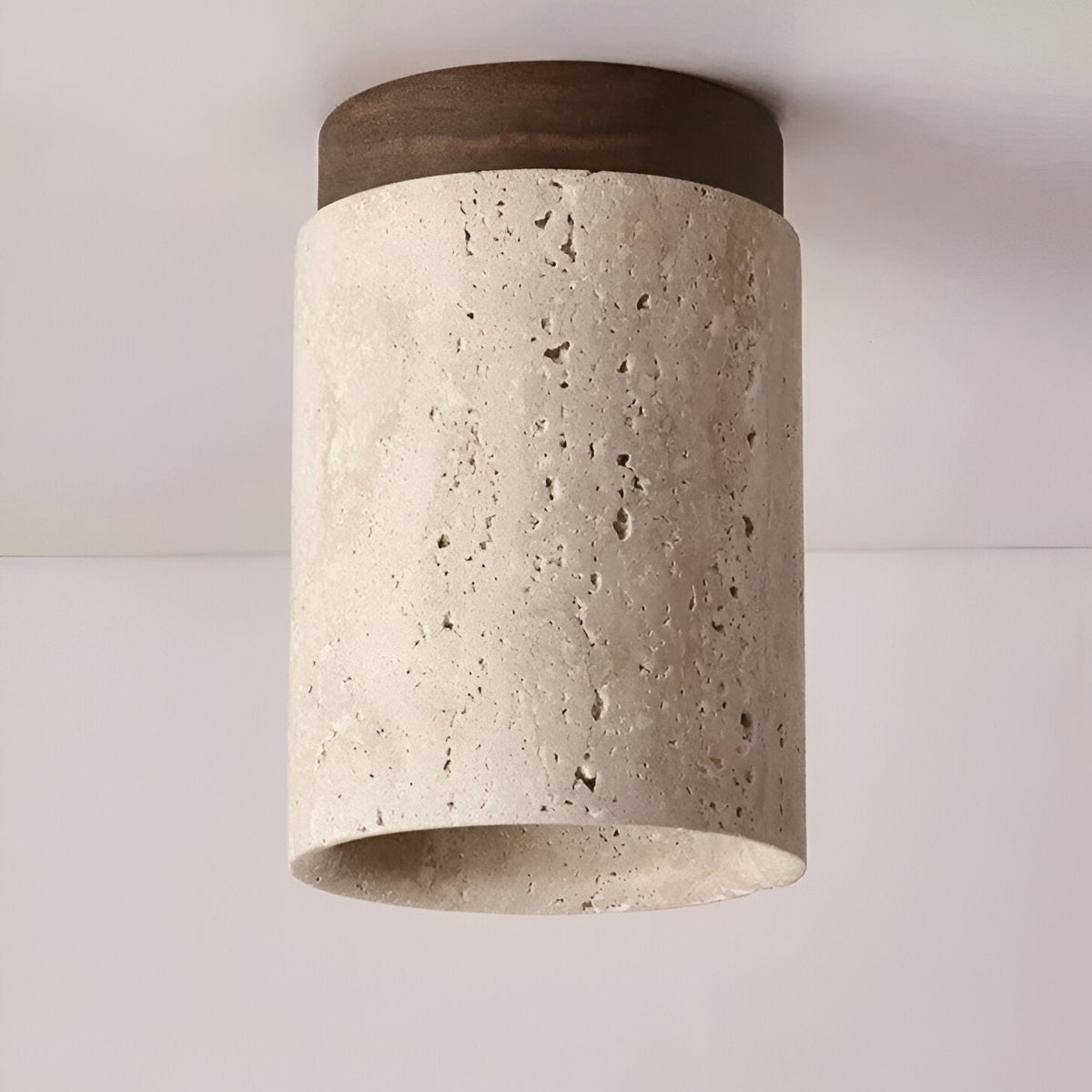 Orin Retro Travertine Flush Mount Plafondlamp