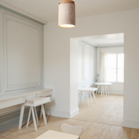 Orin Retro Travertine Flush Mount Plafondlamp