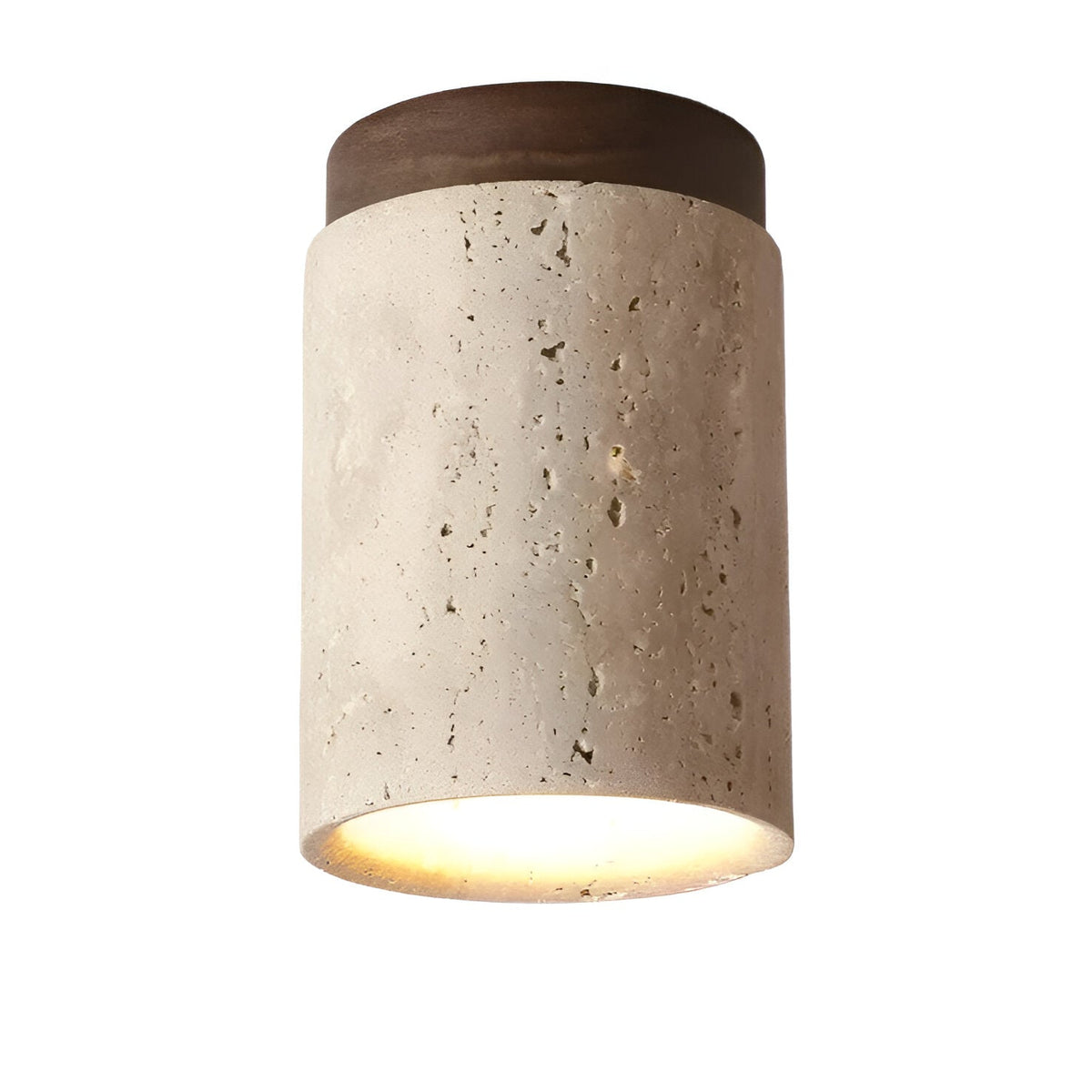 Orin Retro Travertine Flush Mount Plafondlamp