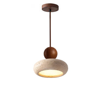 Retro Wabi-Sabi Travertine Hanglamp