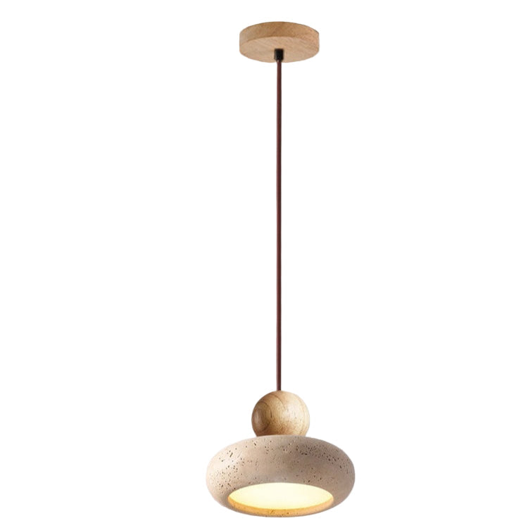 Retro Wabi-Sabi Travertine Hanglamp