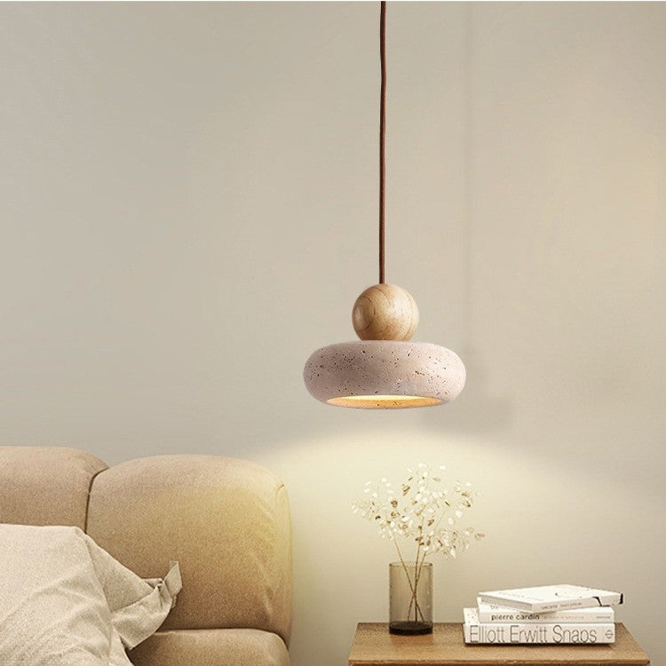 Retro Wabi-Sabi Travertine Hanglamp