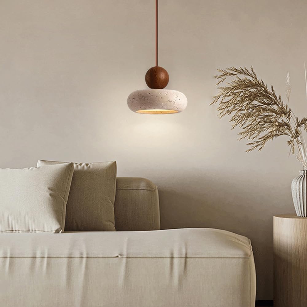 Retro Wabi-Sabi Travertine Hanglamp