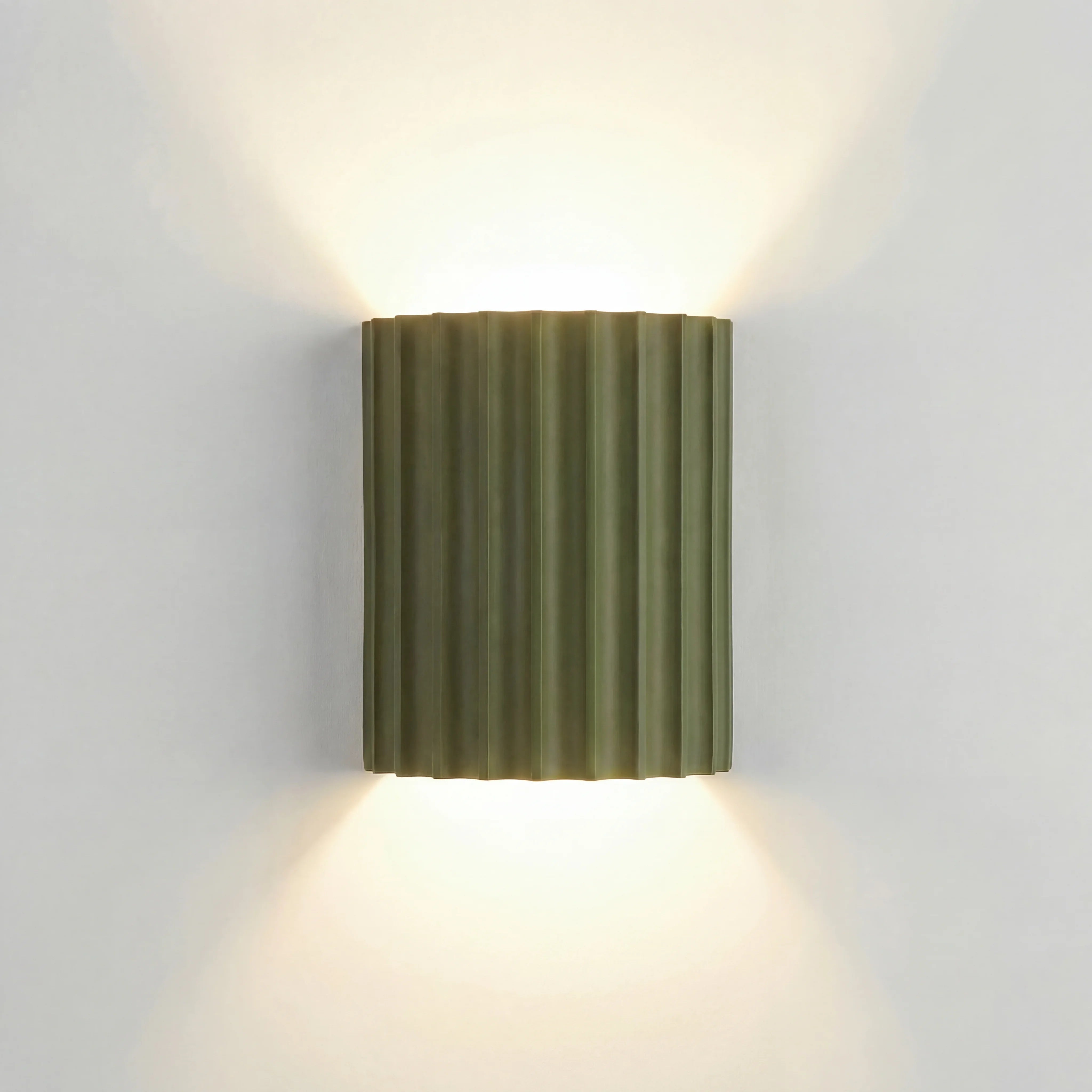 Rhea Hars Geribbelde Wandlamp