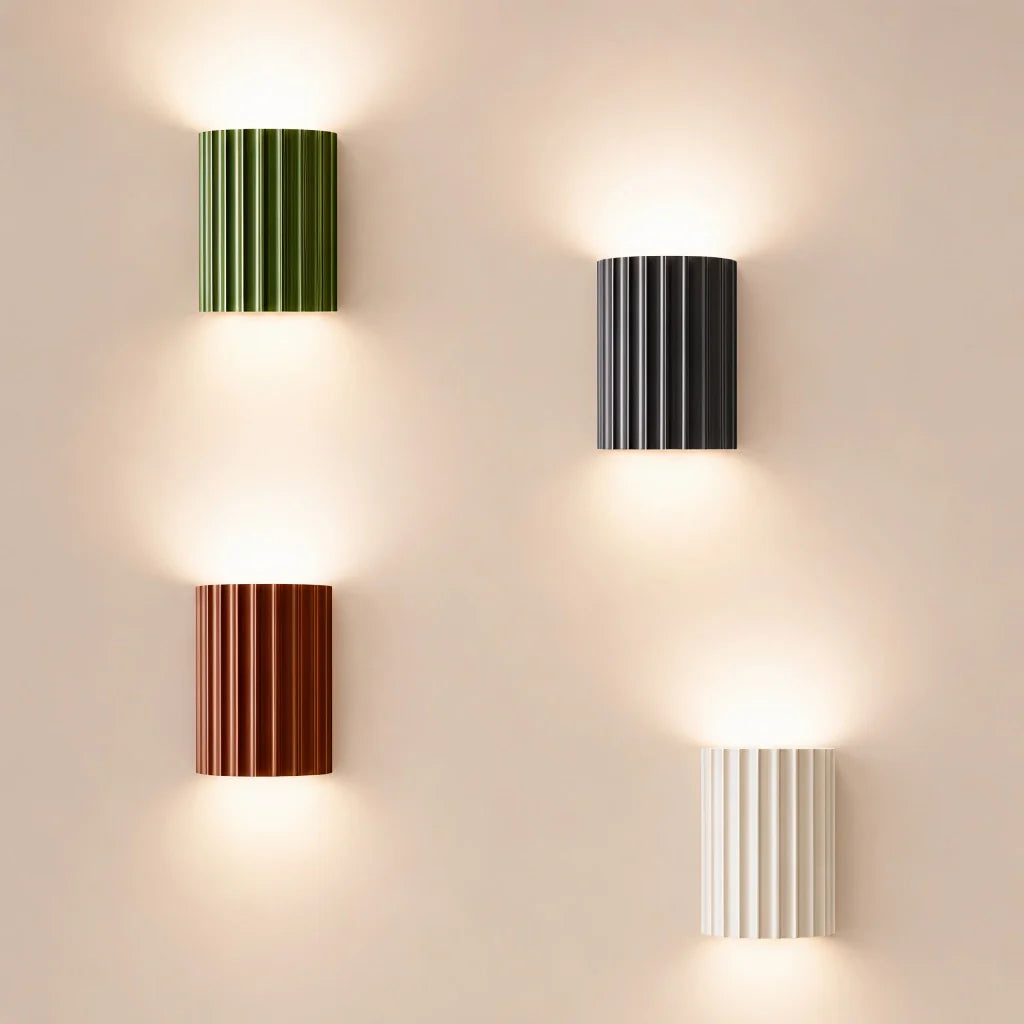 Rhea Hars Geribbelde Wandlamp