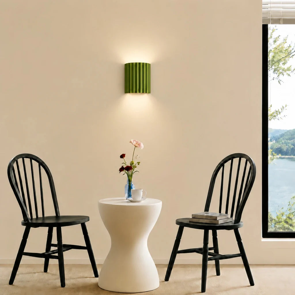 Rhea Hars Geribbelde Wandlamp