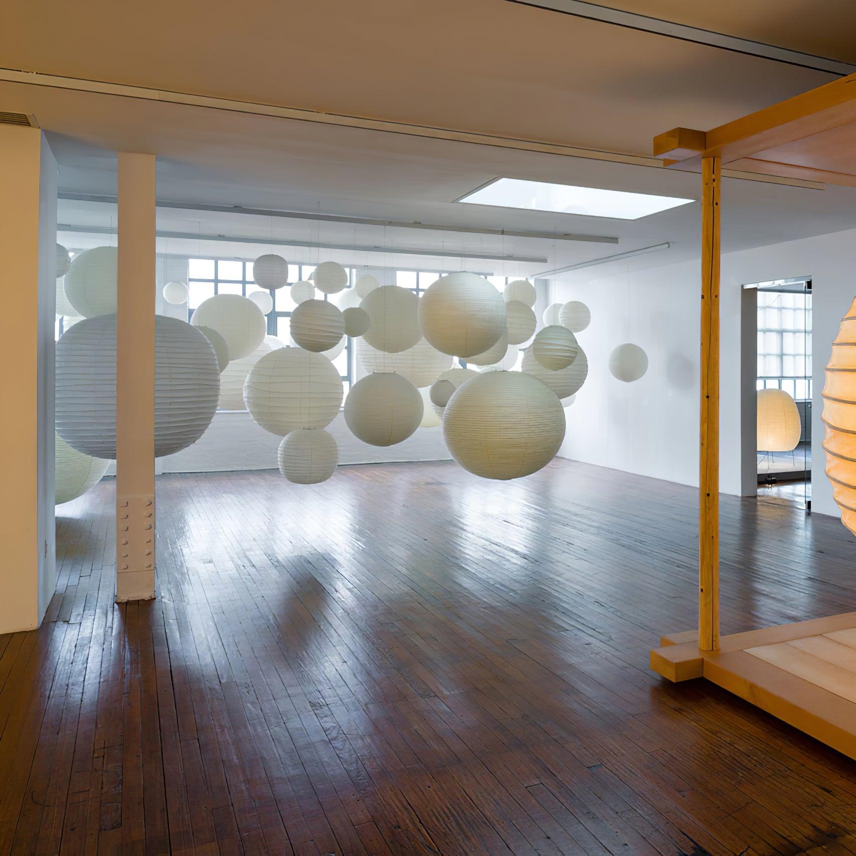 Lustra Hanglamp van Papier voor de Woonkamer