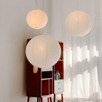 Lustra Hanglamp van Papier voor de Woonkamer