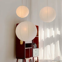 Lustra Hanglamp van Papier voor de Woonkamer