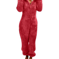 Fleece jumpsuit dames