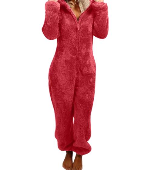 Fleece jumpsuit dames