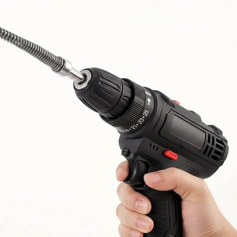 Afvoerreiniger voor sterke verstoppingen | Accuboormachine-opzetstuk | Voor afvoeren 20–80 mm | PipeBuster