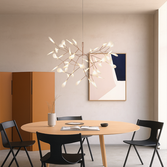 Roze Gouden Vuurvlieg Hanglamp