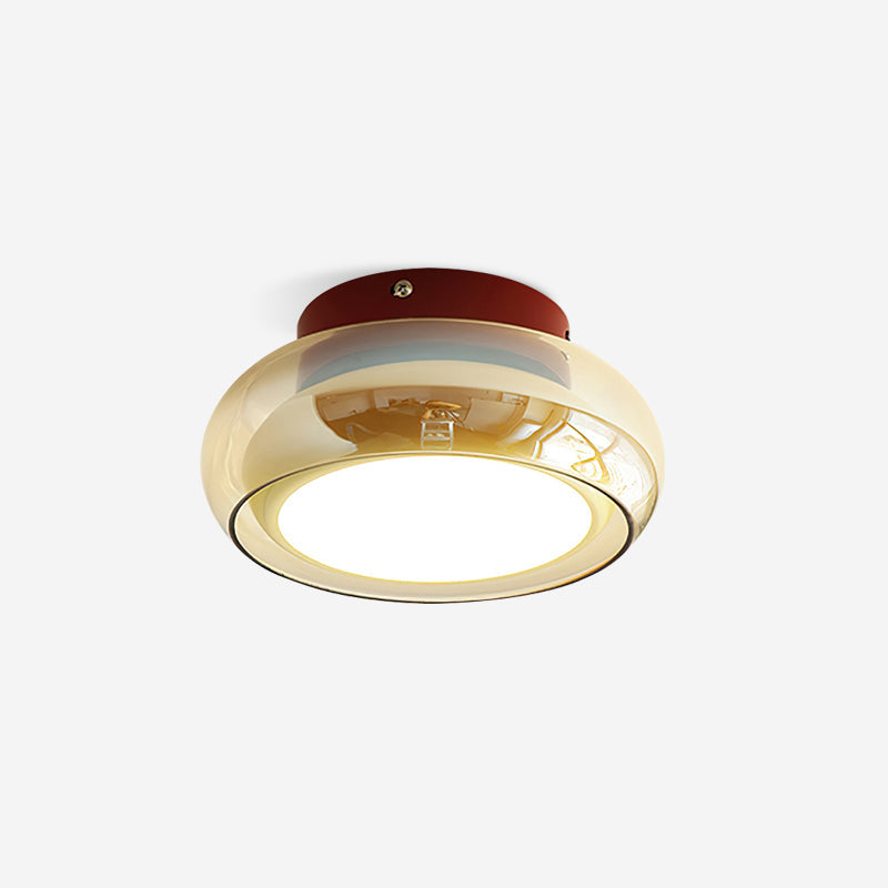 Juni Vintage Plafondlamp Glas