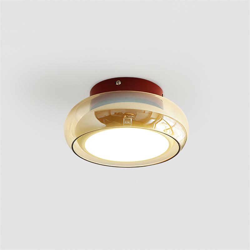Juni Industriële Plafondlamp Glas