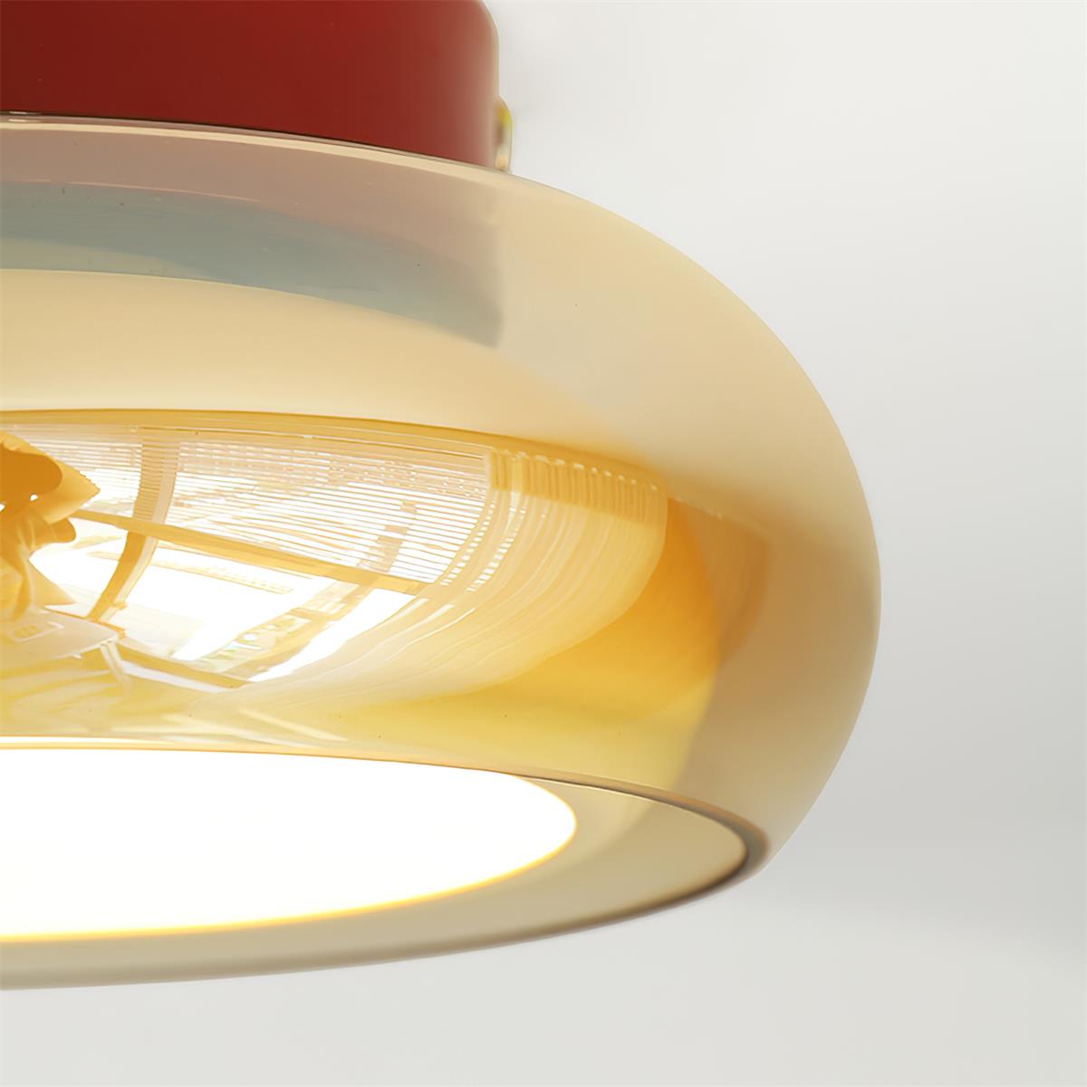 Juni Industriële Plafondlamp Glas