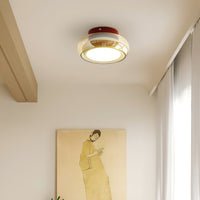Juni Industriële Plafondlamp Glas