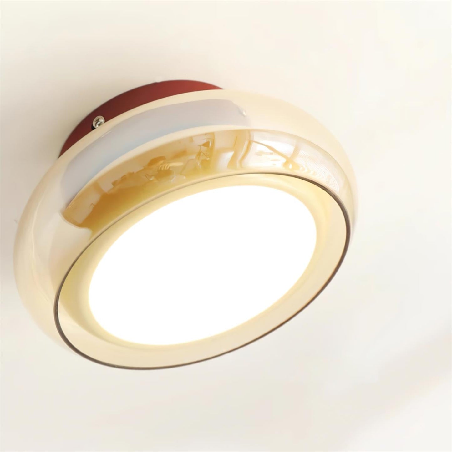 Juni Industriële Plafondlamp Glas