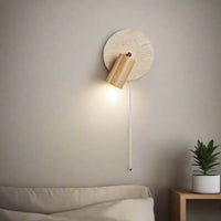 Travertine Moderne Rotatable Bedlamp Wandlamp
