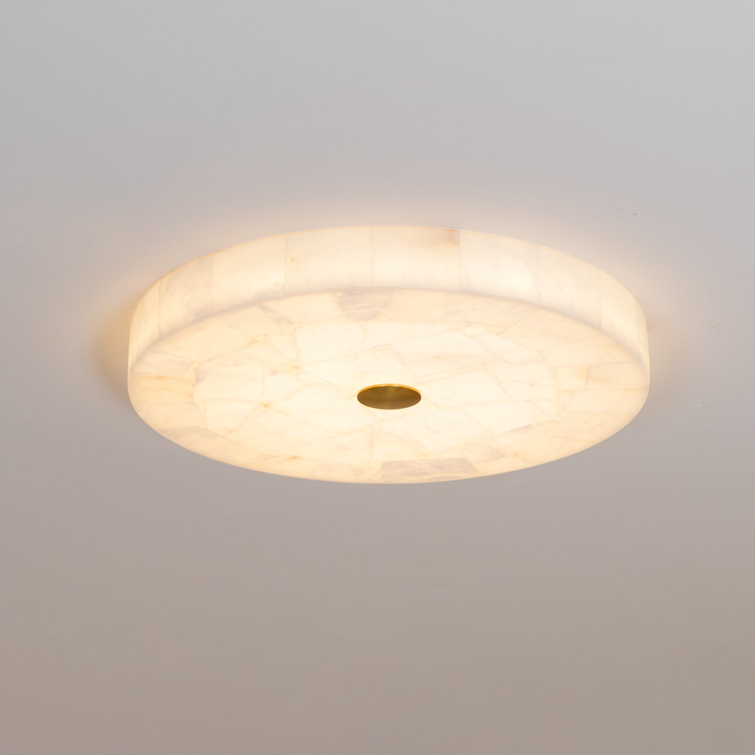 Delya Plafondlamp Alabaster LED Rond