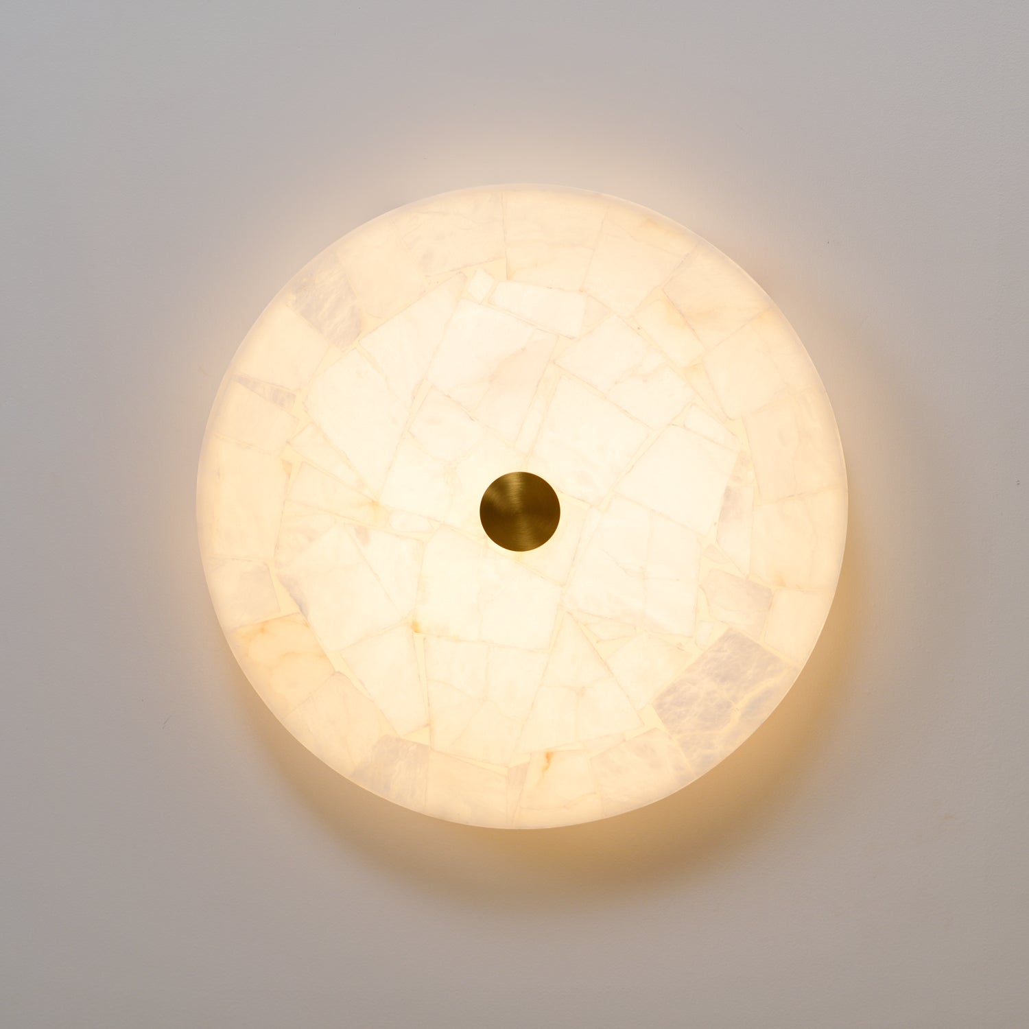 Delya Plafondlamp Alabaster LED Rond