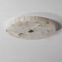 Delya Ronde Alabaster Plafondlamp