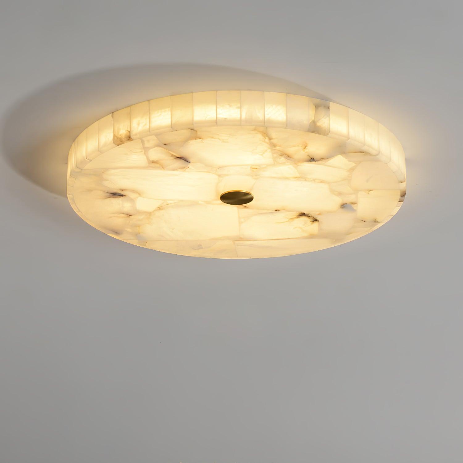 Delya Plafondlamp Alabaster LED Rond
