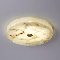 Delya Ronde Alabaster Plafondlamp