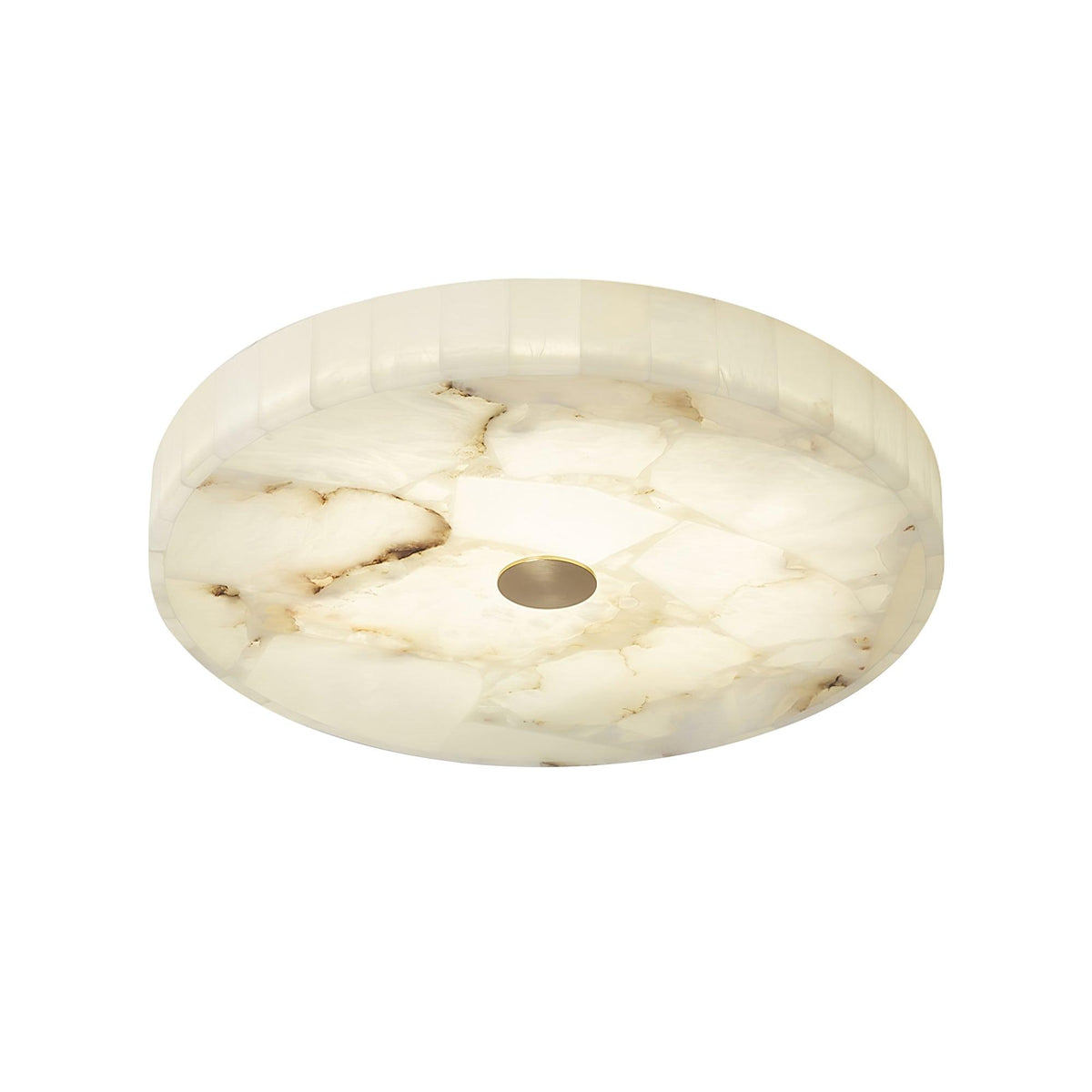 Delya Ronde Alabaster Plafondlamp