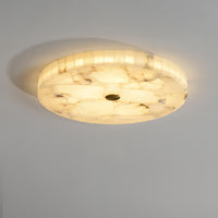 Delya Ronde Alabaster Plafondlamp
