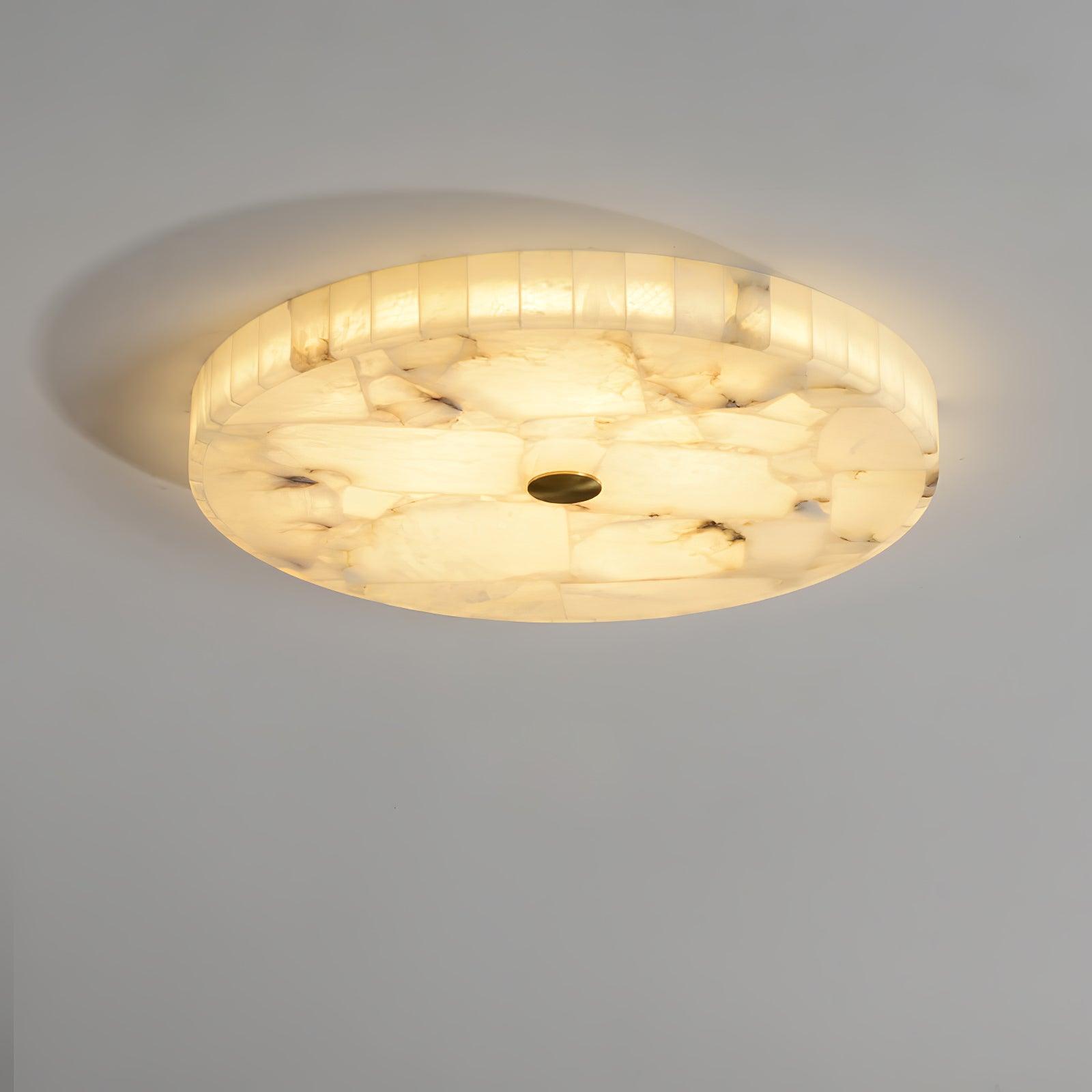 Delya Plafondlamp Alabaster LED Rond