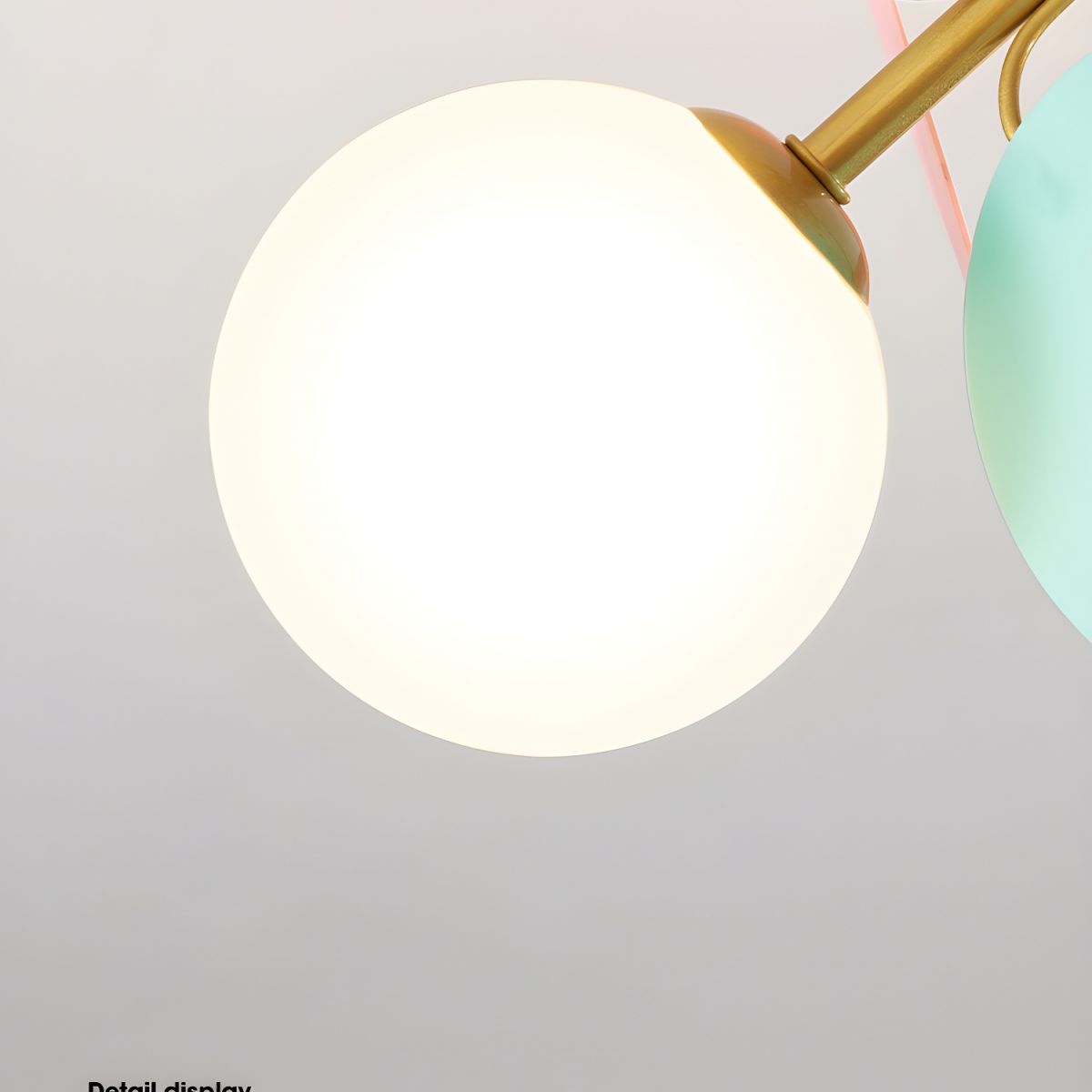 Solara Rond Plafondlamp Macaron in Pastelkleuren