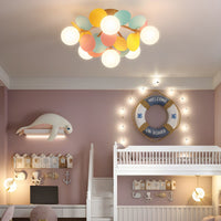 Solara Rond Plafondlamp Macaron in Pastelkleuren