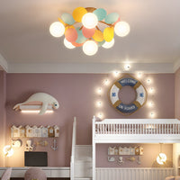 Solara Rond Plafondlamp Macaron in Pastelkleuren