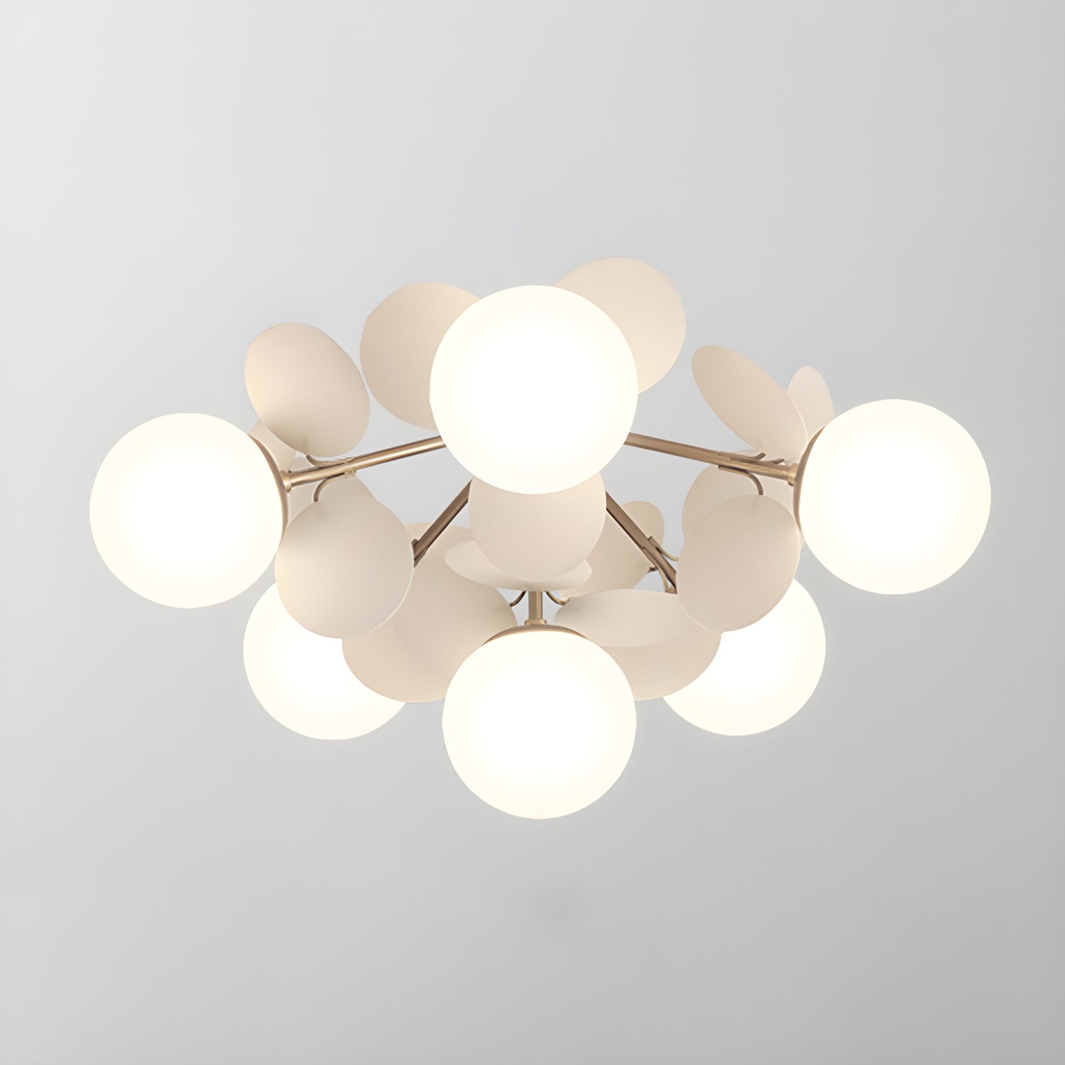 Solara Rond Plafondlamp Macaron in Pastelkleuren