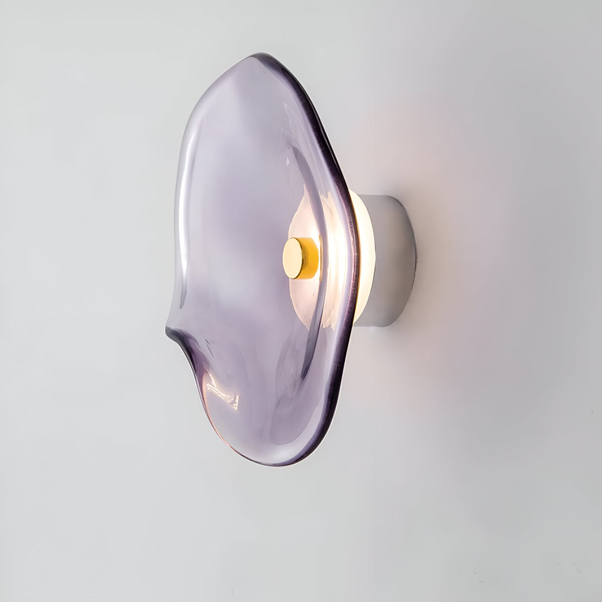 Nordic Gebogen Glas Japandi Stijl Glas LED Wandlamp