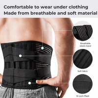 Rugsteun | Lendensteunband | 360 graden stabilisatie | OrthoFlexa