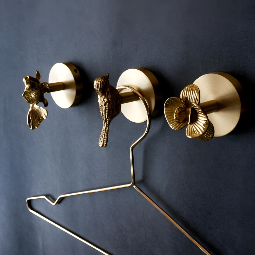 GoldenTrophy™ | Dierenwandhaken met Gouden Afwerking
